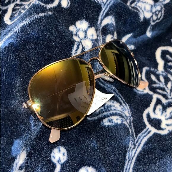 NWT! Joes Jeans Womens Aviator Sunglasses 6016 100% UVP Rose Gold main image 7